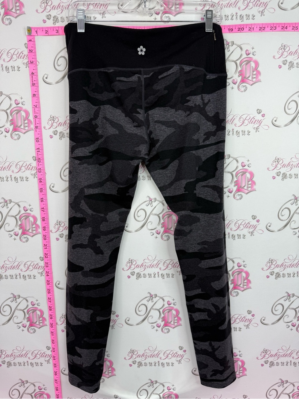 Tuff Athletics leggings camouflage Black and Gray Camo Leggings - Picture 2 of 11